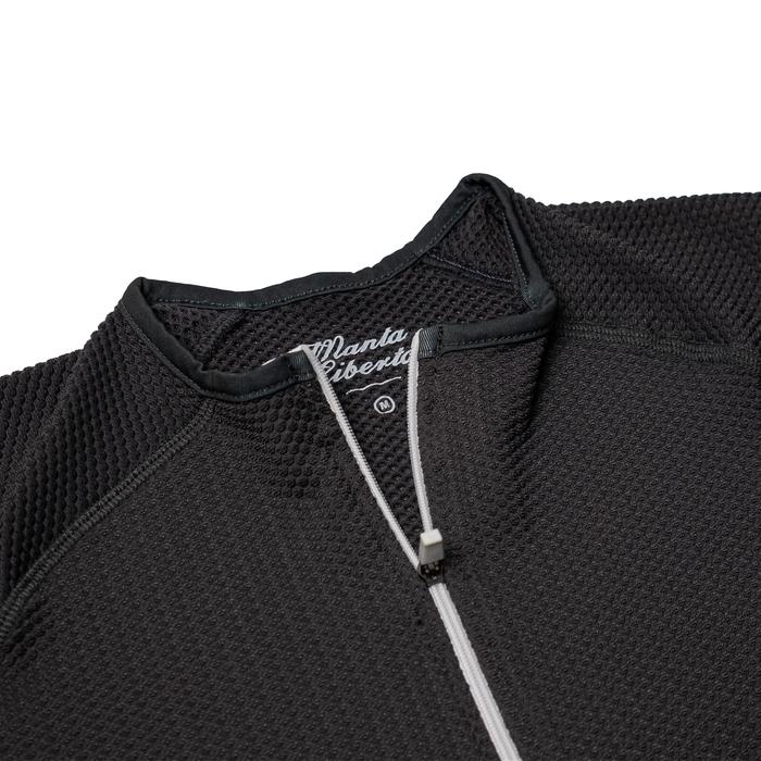 Parma Half Zip Cycling Jersey Grey