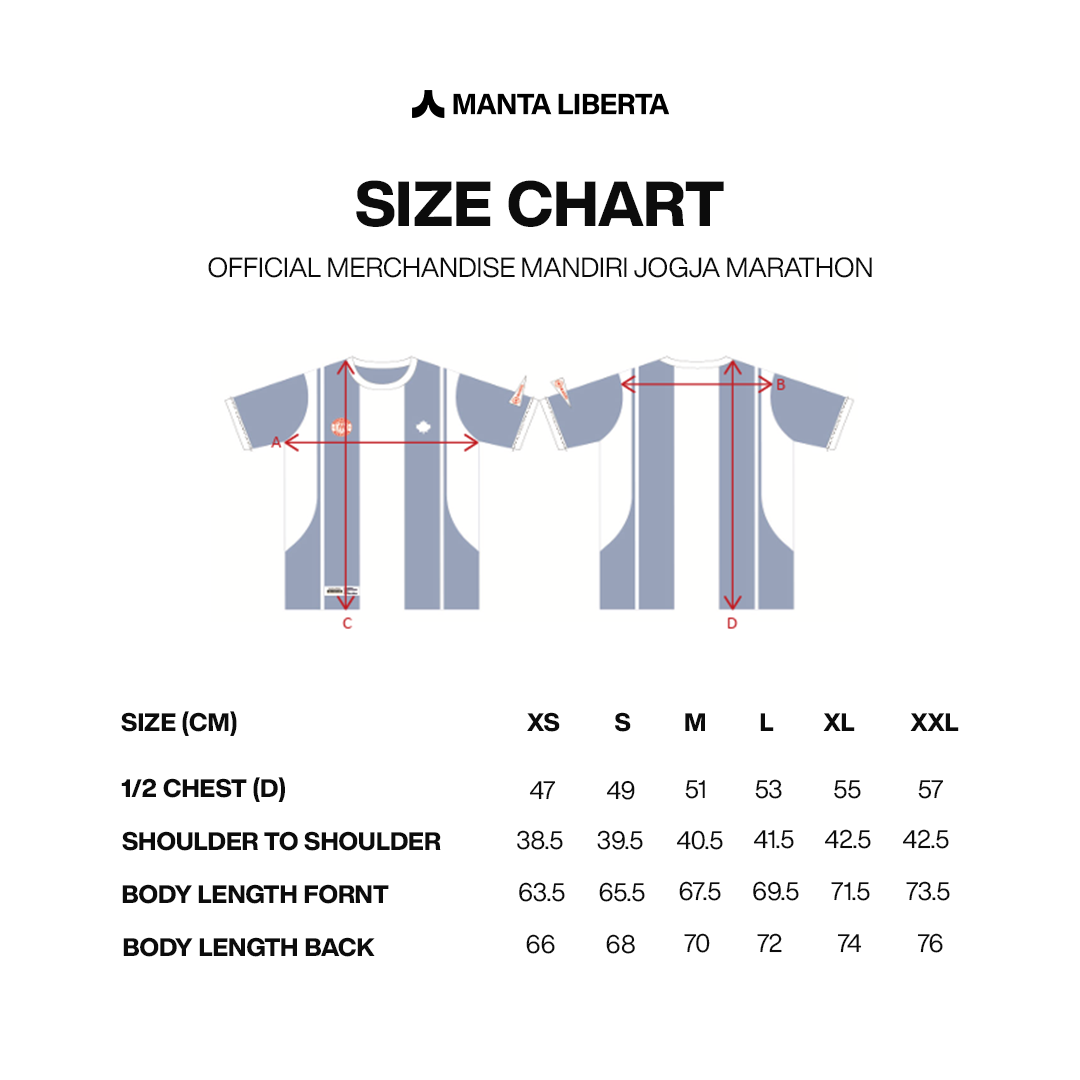 Mandiri Jogja Marathon 2026 Merchandise Jersey Short Sleeve