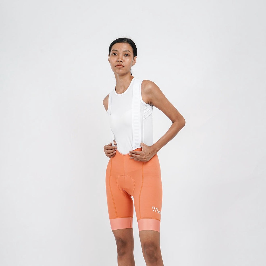 Manta Liberta Radiomir Women Bib Peach Celana Sepeda