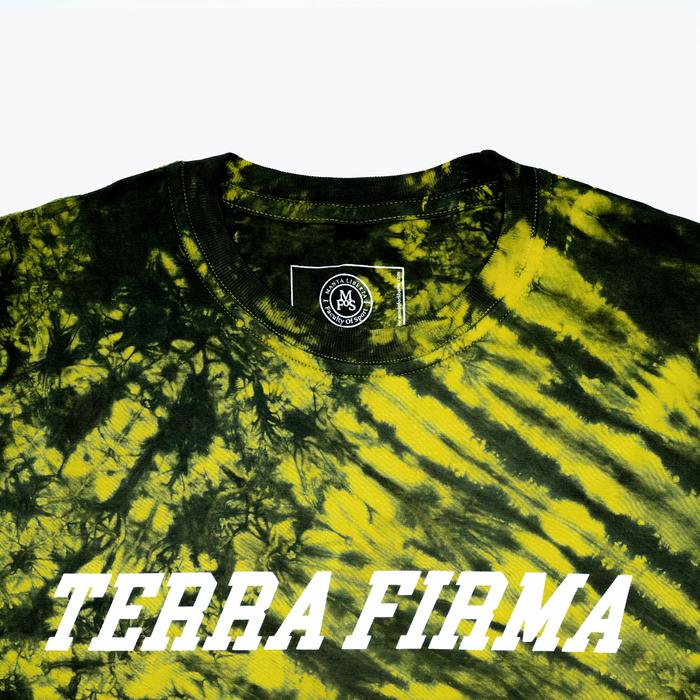 Terra Firma Running Tee Tie Dye Vibrant Aurora
