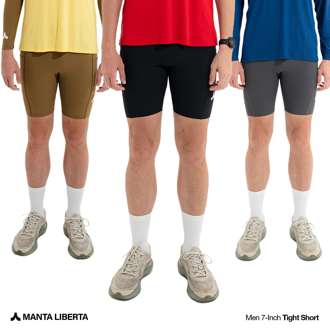 Manta Liberta Forma Libera Tights Short 7 Inch Men Celana Olahrga Pendek Pria