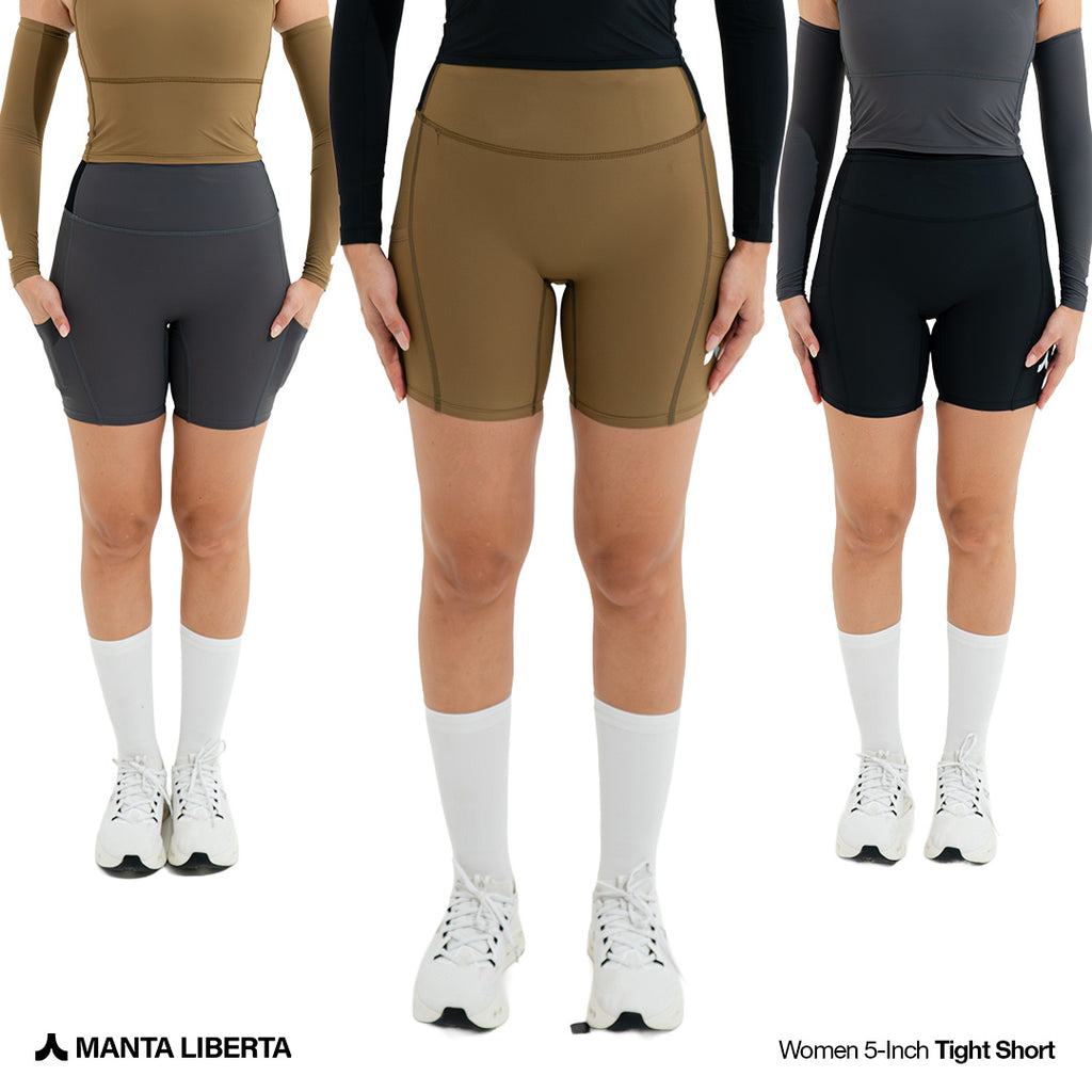 Manta Liberta Forma Libera Thights Short 5 Inch Women Celana Olahraga Pendek Wanita