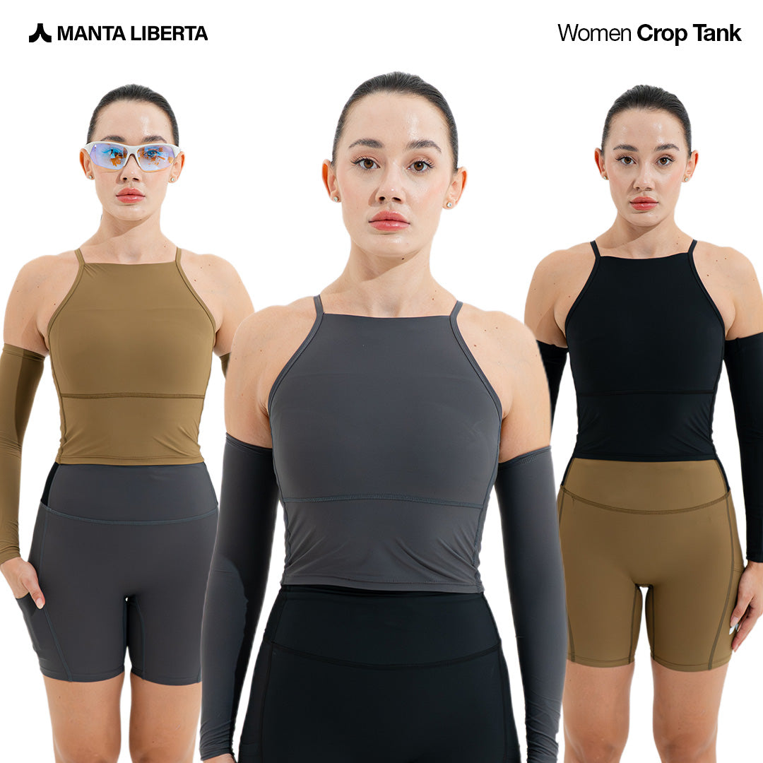 Manta Liberta Forma Mova Series Crop Tank Olahraga Wanita