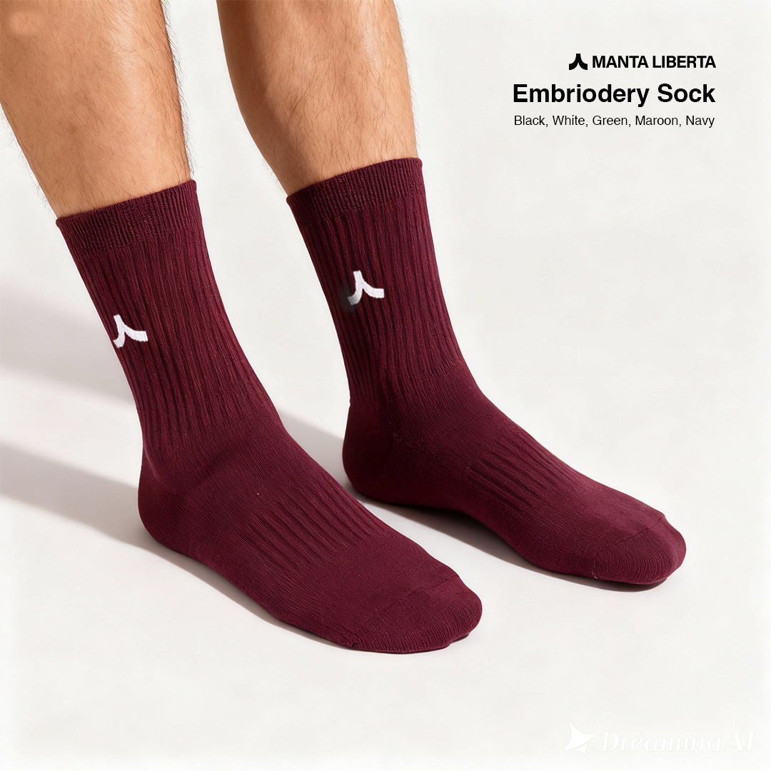Socks Embroidery