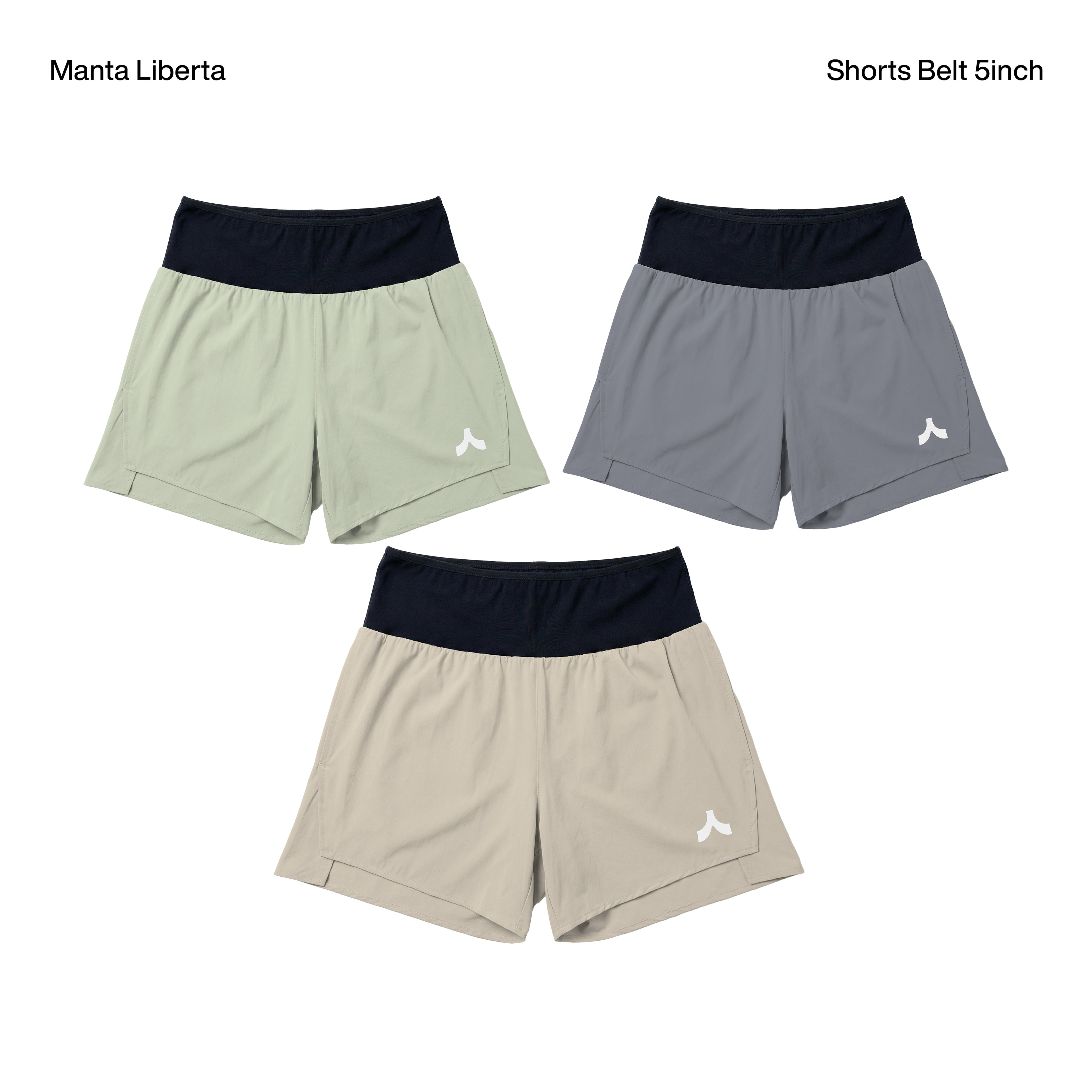 Manta Liberta Running Short Belt Men Celana Pendek Olahraga Pria