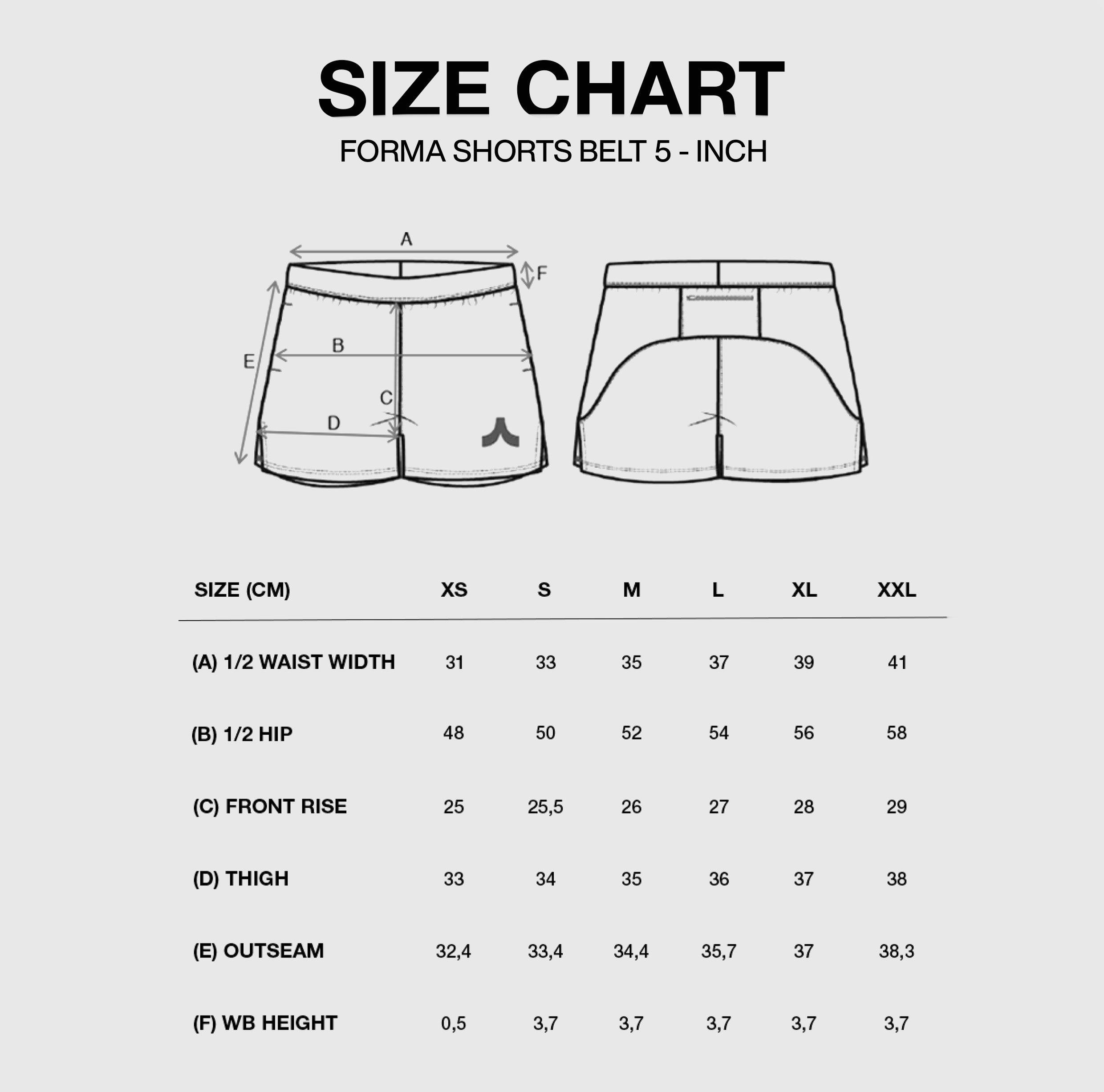 Forma Libera Running Short Belt 5 inch Men