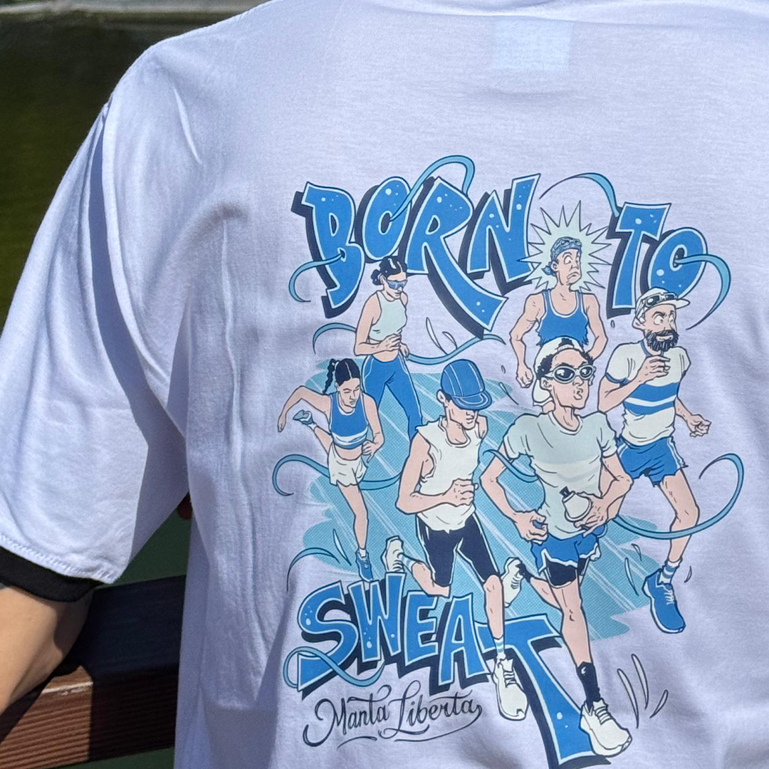 Manta Liberta X Pocari Merchandise Short Sleeve White