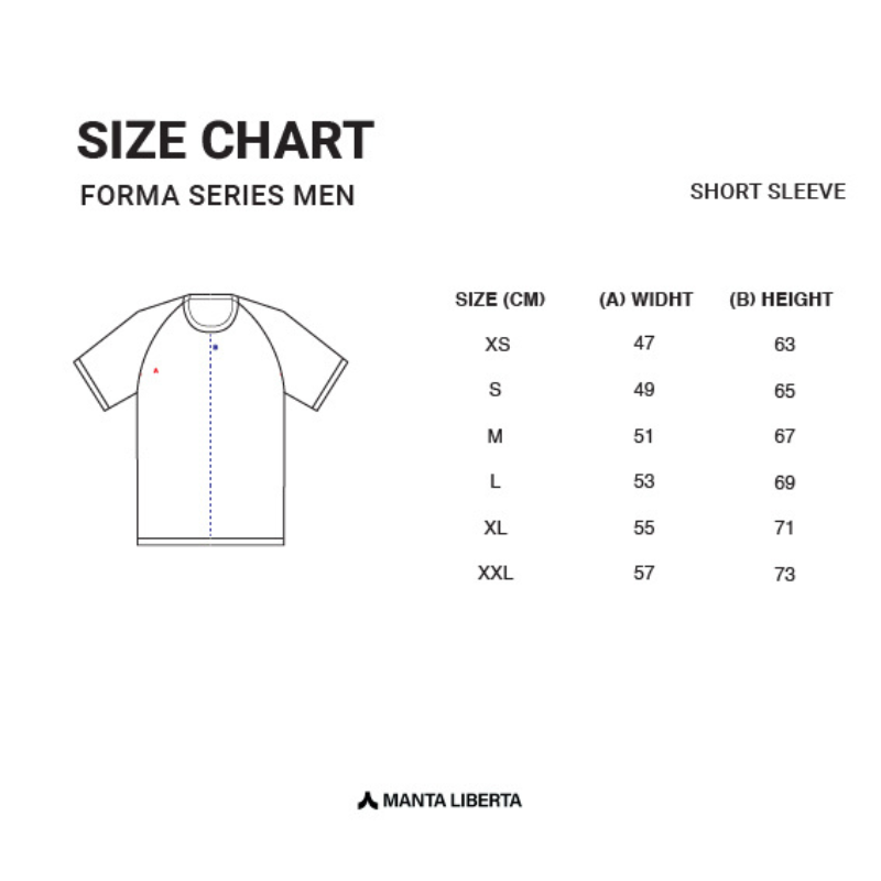Manta Liberta Forma Red Miles To Share Men Short Sleeve