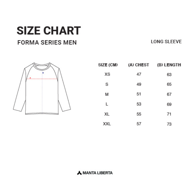 Manta Liberta Forma Red Miles To Share Men Long Sleeve