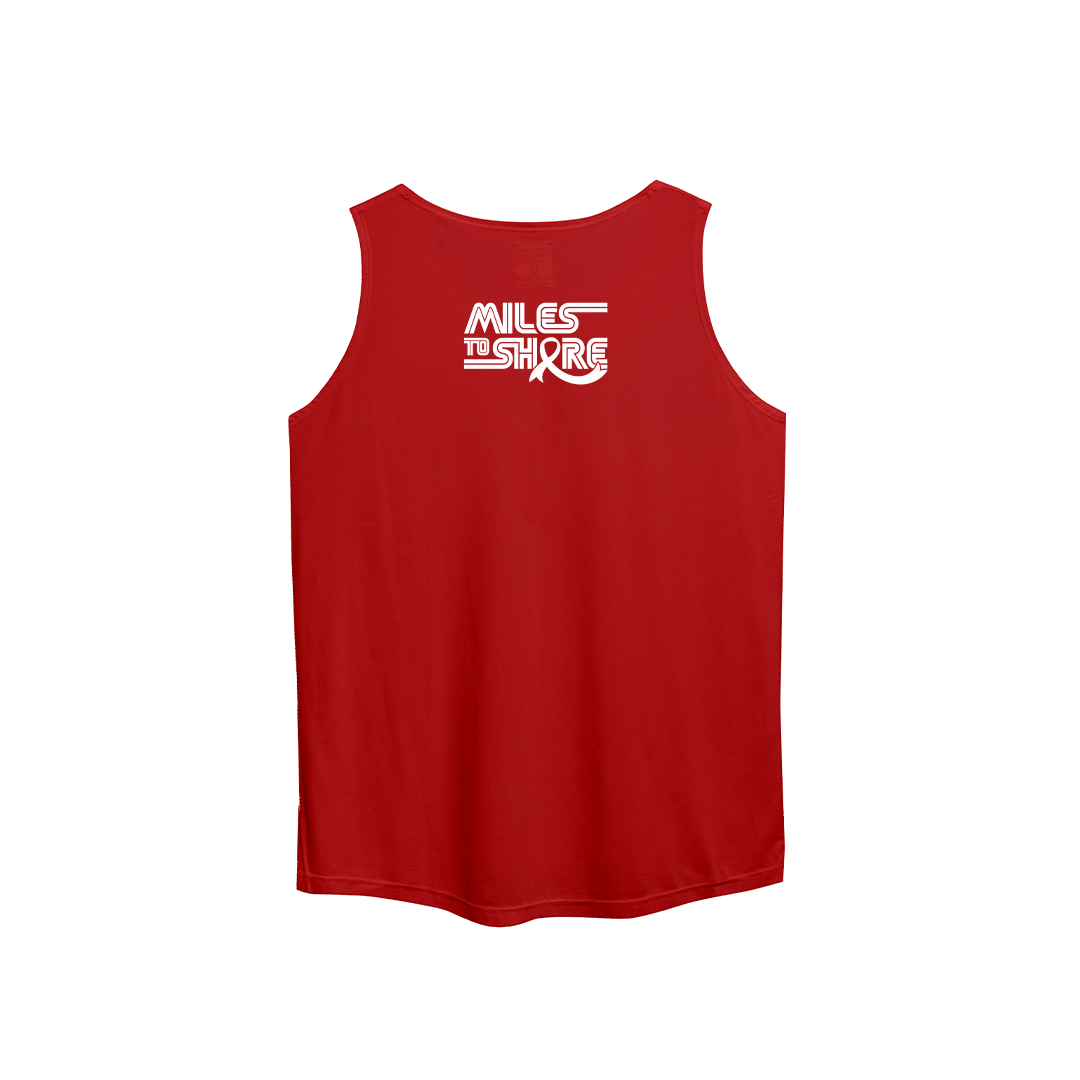 Manta Liberta Forma Red Miles To Share Singlet Men