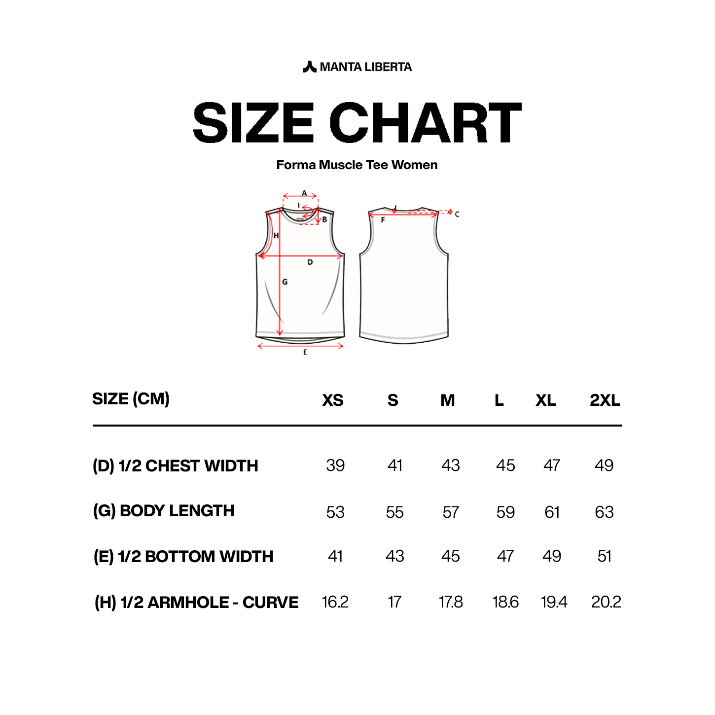 Forma Muscle Tee Women