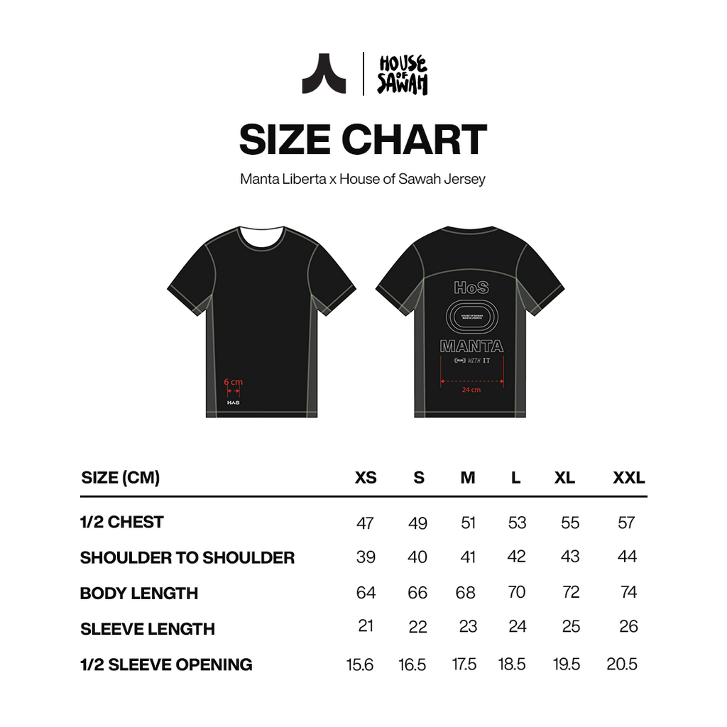Manta Liberta X HOS Jersey Short Sleeve Black Merchandise