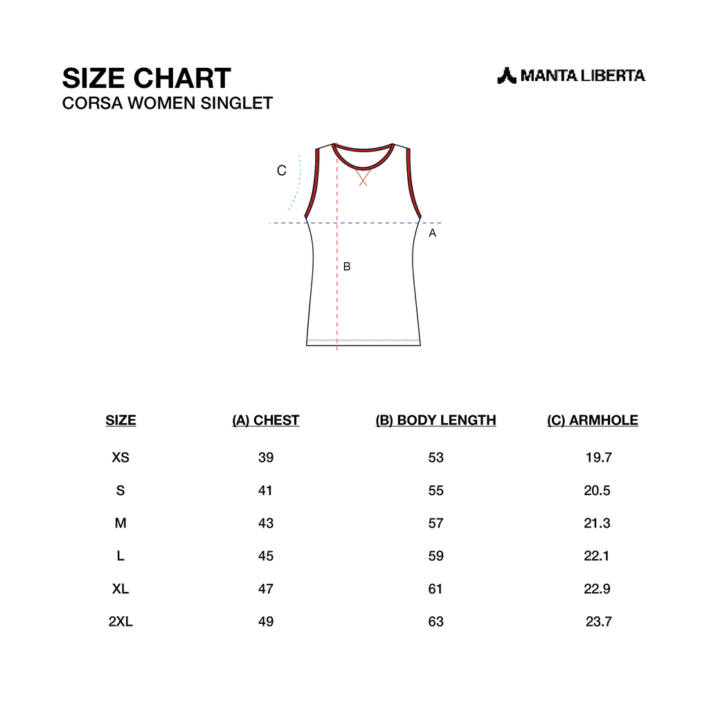 Manta Liberta Corsa Class of 2026 Singlet Women