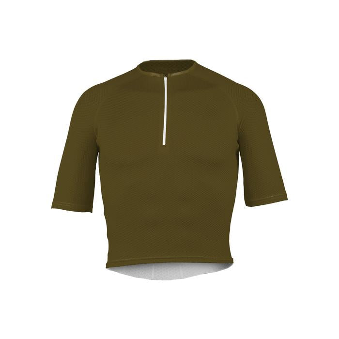 Parma Half Zip Cycling Jersey Green