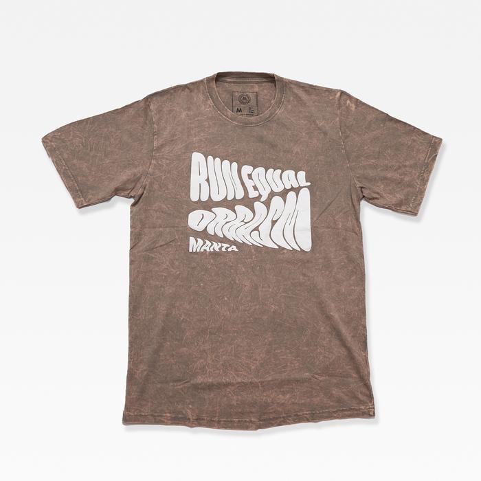 Tera Firma Washed Cream Tee Kaos Pria