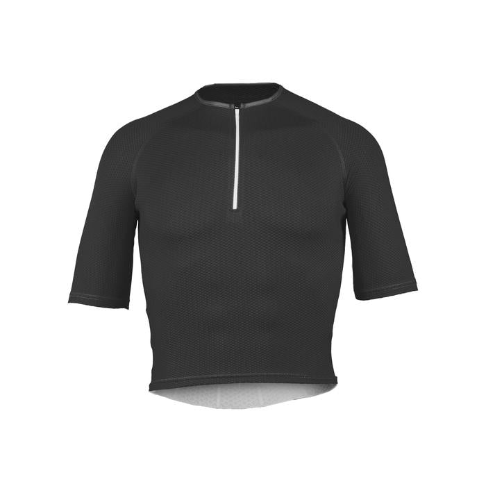 Parma Half Zip Cycling Jersey Grey