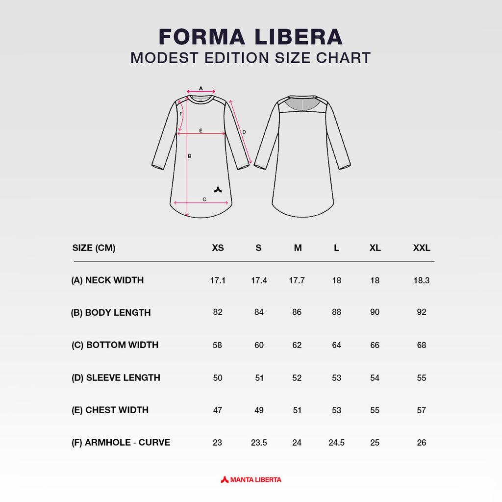 Manta Liberta Forma Libera Modest Baju Olahraga Wanita