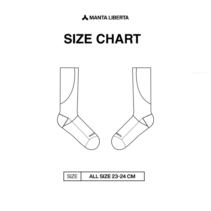 Manta Liberta X Makassar Half Marathon Socks Merchandise