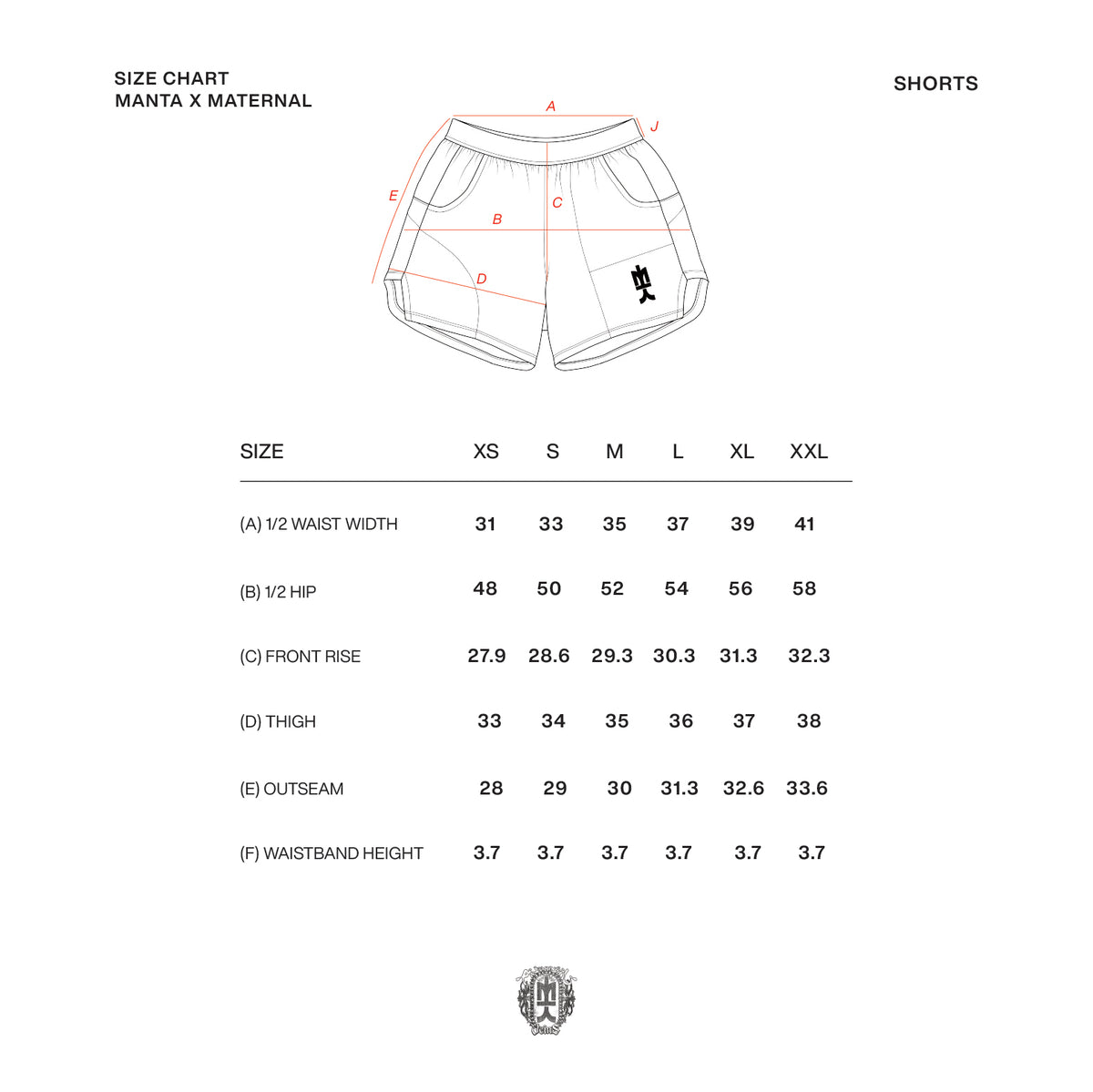 Manta X Maternal Short DISERTAT