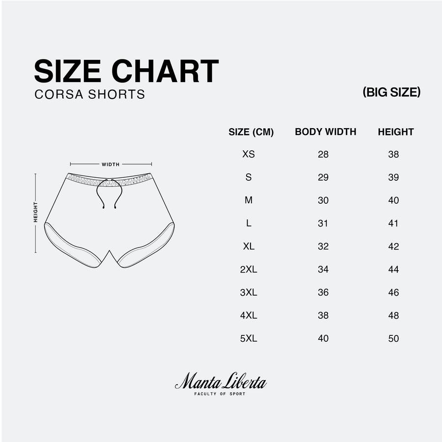 Manta X GBK Running Shorts SSC Series Green Stripe