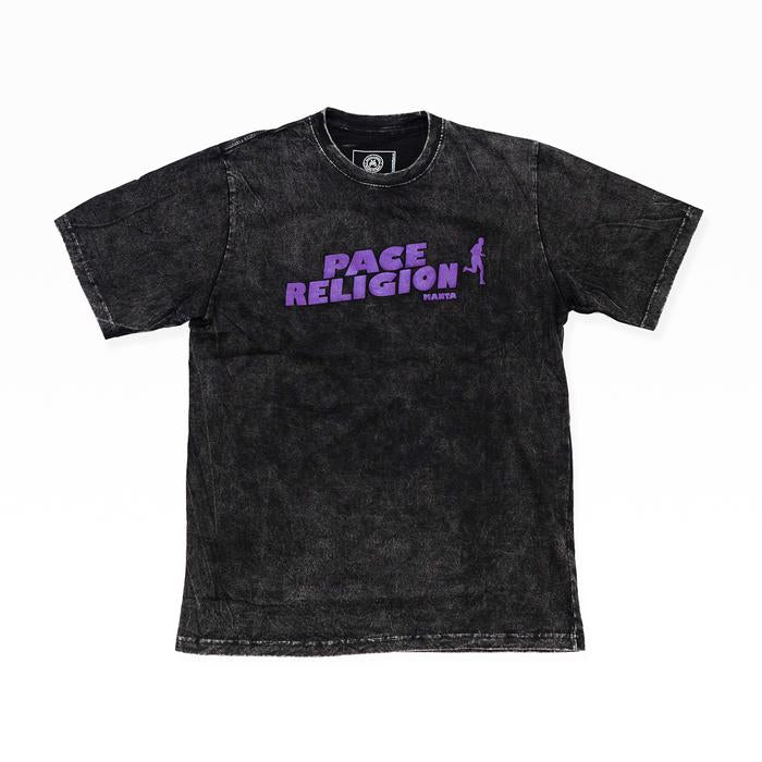 Tera Firma Pace Religion Tee Washed Black Kaos Pria
