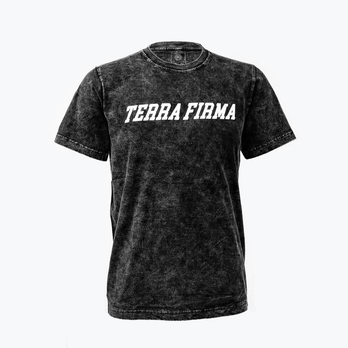 Terra Firma Running Tee Sand Wash Core Black