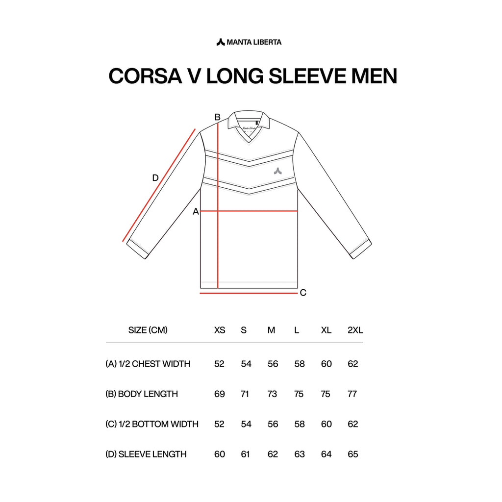 Corsa V Polo Long Sleeve Men