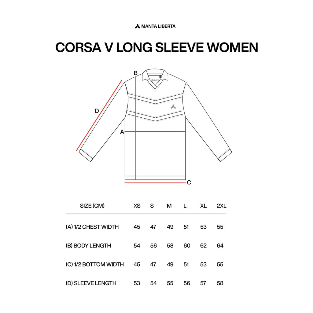 Corsa V Polo Long Sleeve Women