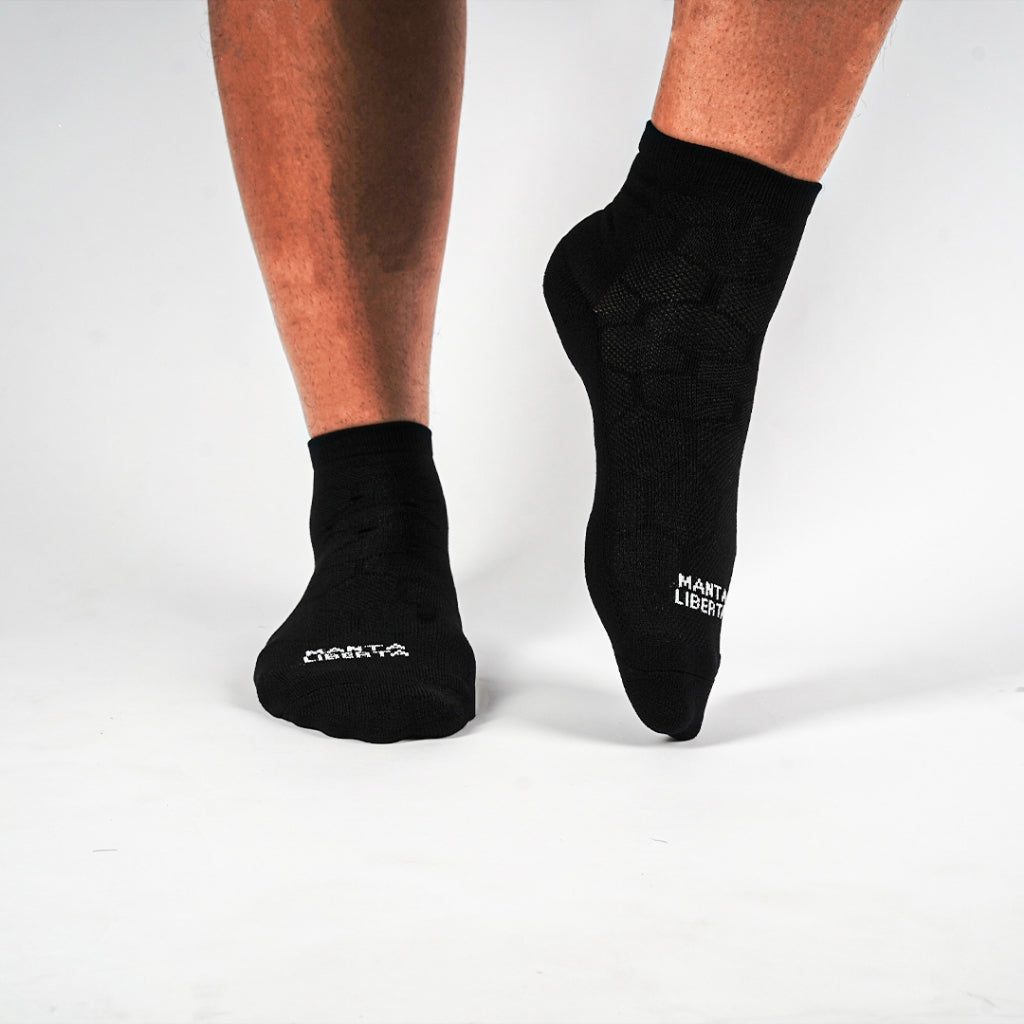 Bundling 3 pcs Performance Ankle Socks Black
