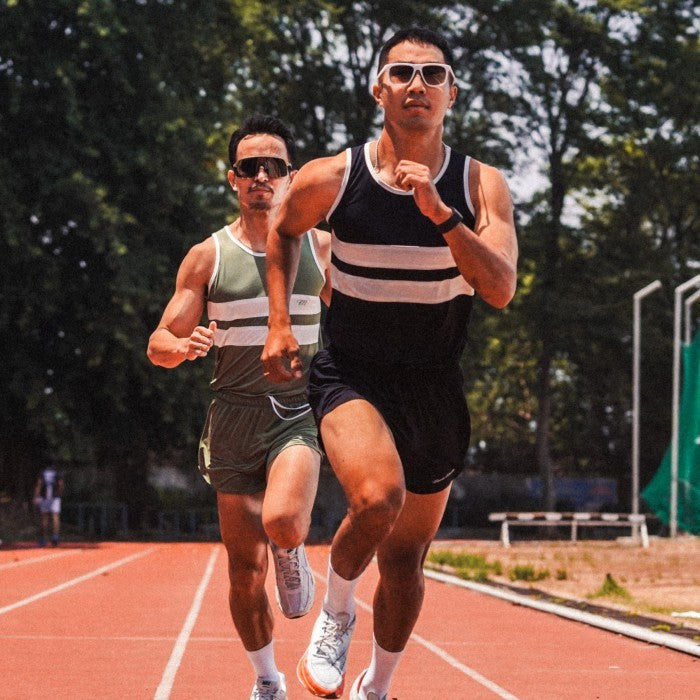 Corsa Running Singlet Classic Black