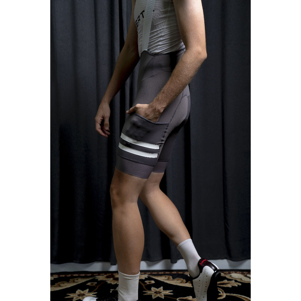 Neroli Cargo Bib Ash Grey