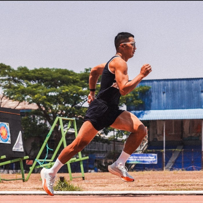 Corsa Running Singlet Classic Black