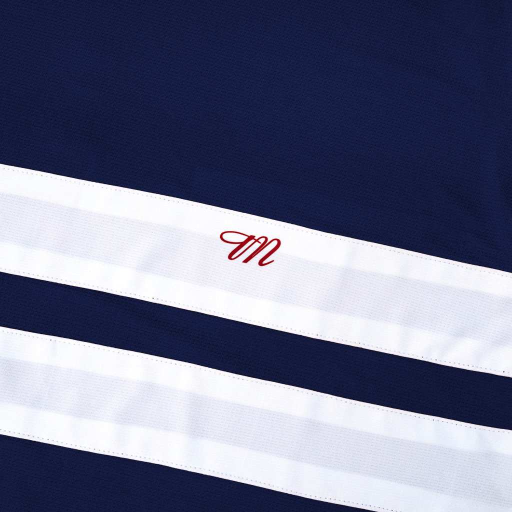 Corsa Running Jersey Short Sleeve Navy Blue