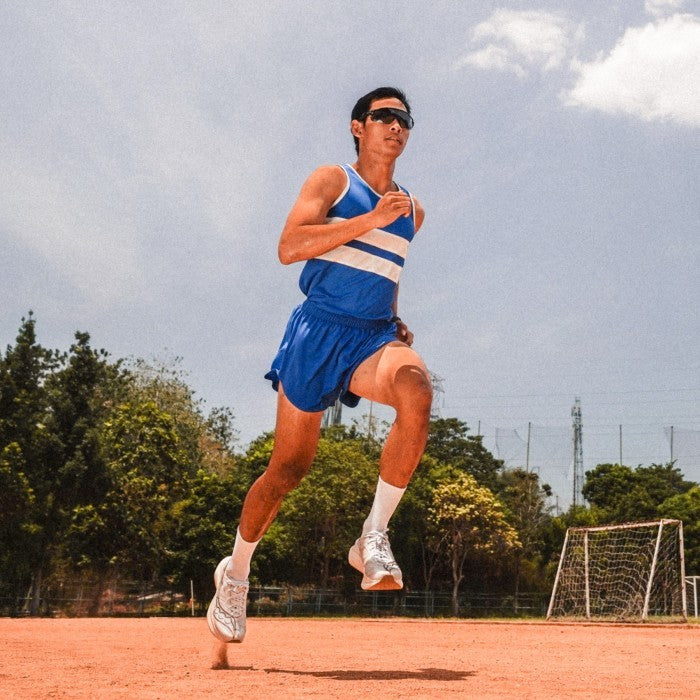 Corsa Running Singlet Ocean Blue
