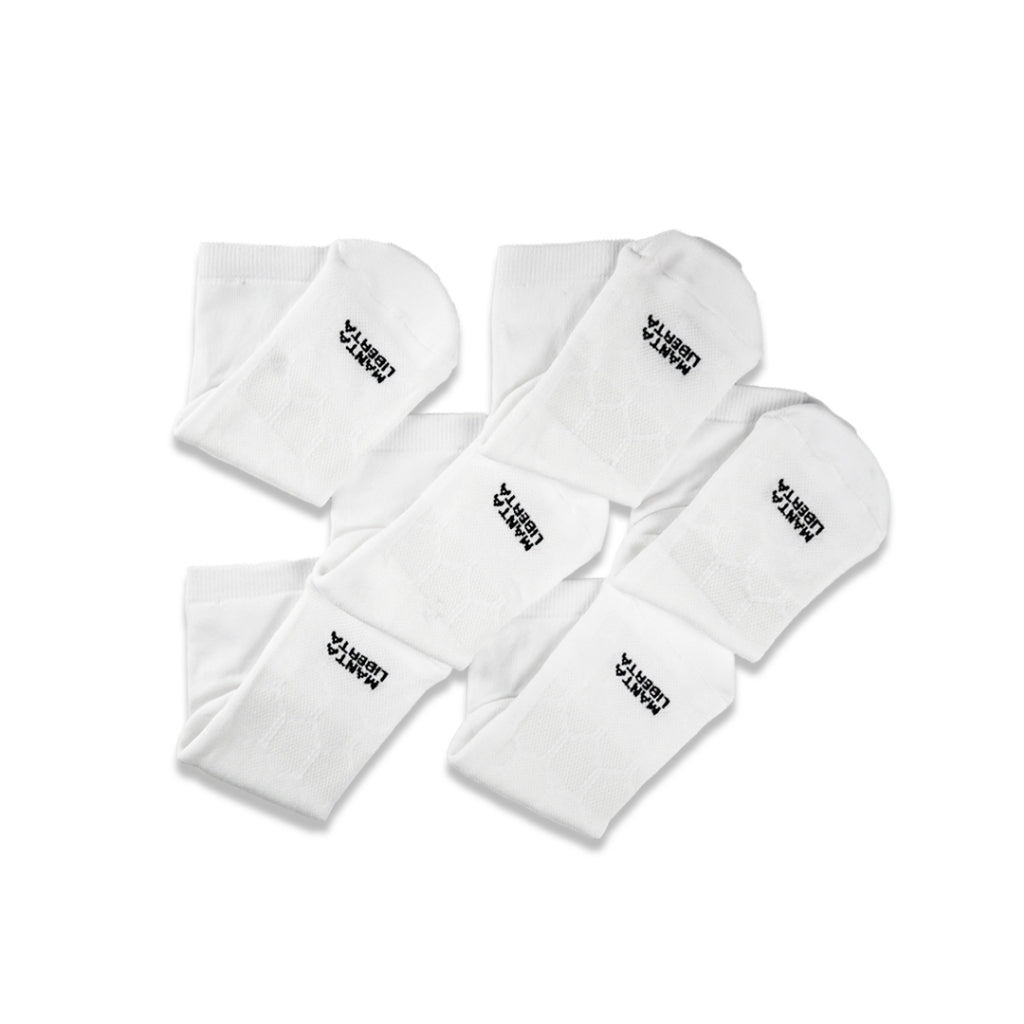 Bundling 3 pcs Performance Ankle Socks White