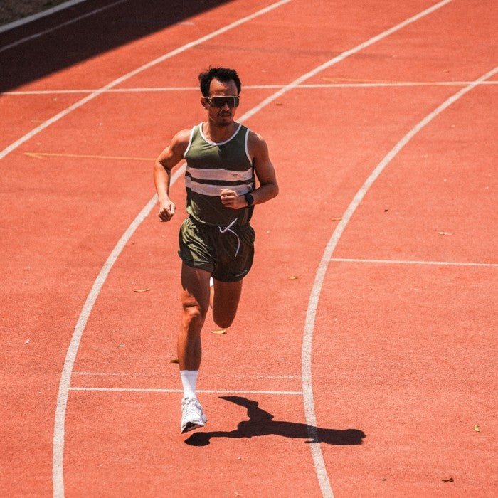 Corsa Running Singlet Sage