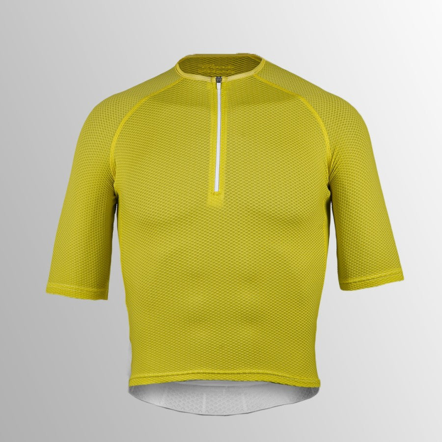 Parma Half Zip Cycling Jersey Blazing Yellow