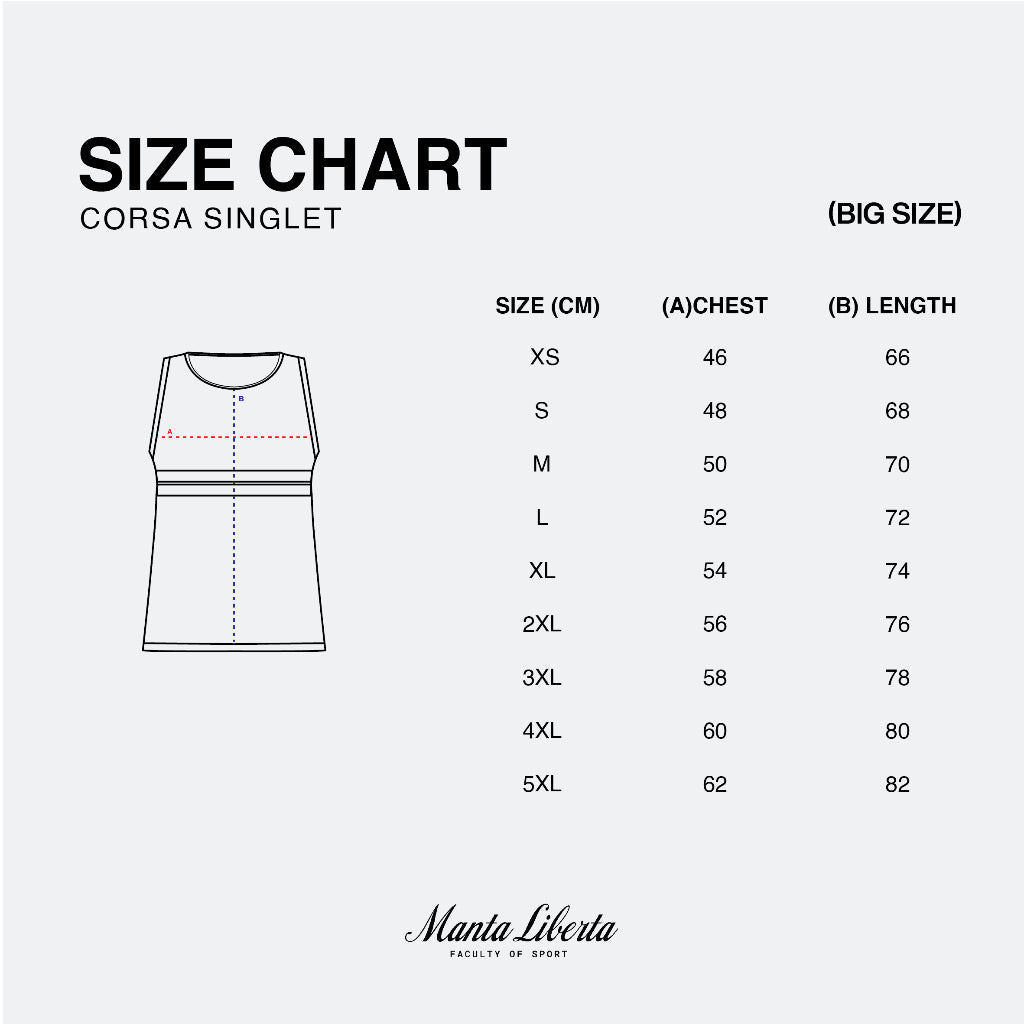 Corsa Running Singlet Ocean Blue