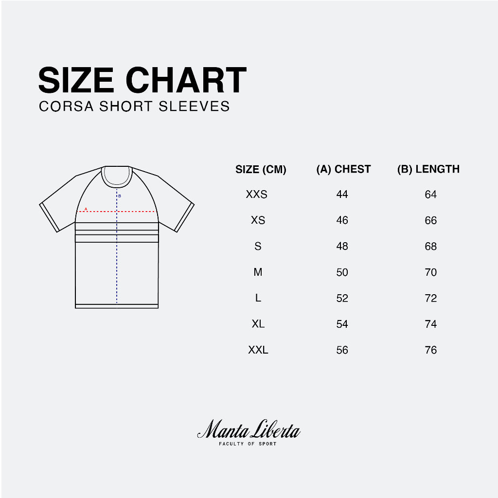 Corsa Classic Running Tees Black