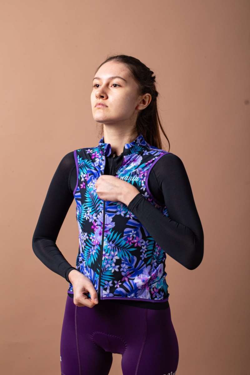 Manta Liberta Gilet Women Floral Rompi Sepeda Wanita