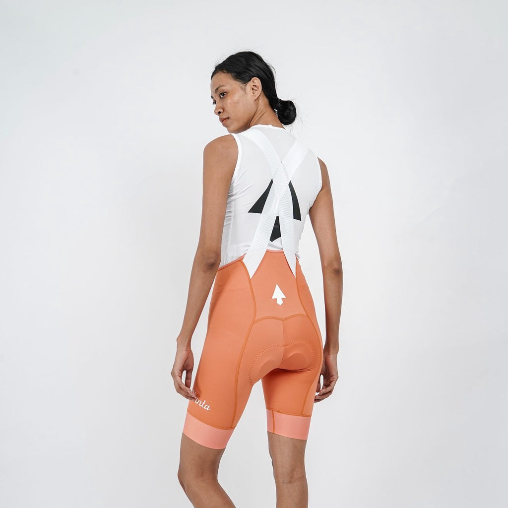 Manta Liberta Radiomir Women Bib Peach Celana Sepeda