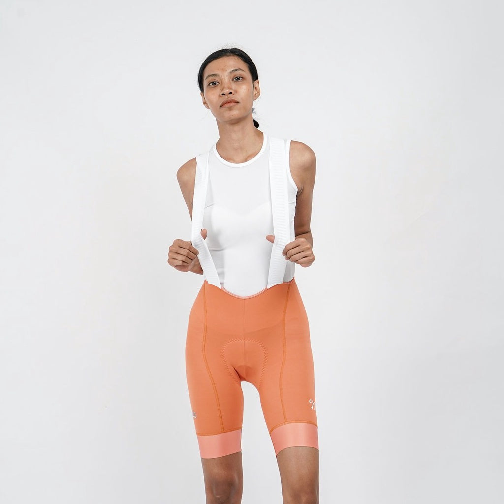 Manta Liberta Radiomir Women Bib Peach Celana Sepeda