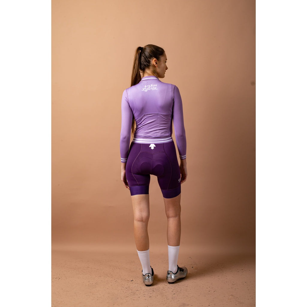 Manta Liberta Radiomir Women Bib Purple Celana Sepeda