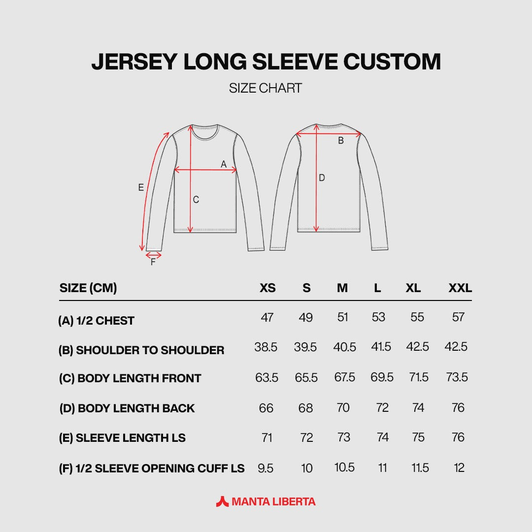 Manta Liberta X Pocari Sweat Long Sleeve Jersey Merchandise